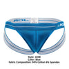 Jor 1838 Couleur quotidienne de jockstrap bleu