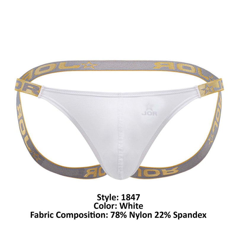 JOR 1847 ares jockstrap रंग सफेद