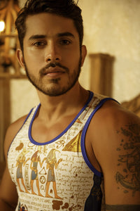 JOR 1874 OSIRIS TANK TOP COLOR impreso