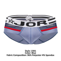 Jor 1941 Briefs athlétiques Color bleu