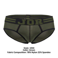 Jor 1944 Briefs universitarios color verde