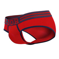 Jor 1944 Briefs universitarios color rojo