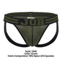 Jor 1946 College Jockstrap Color verde