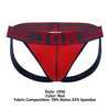 Jor 1946 College Jockstrap Color rojo