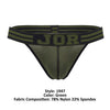 Jor 1947 College Thongs Color Green