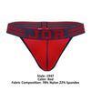 Jor 1947 College Thongs Color Red