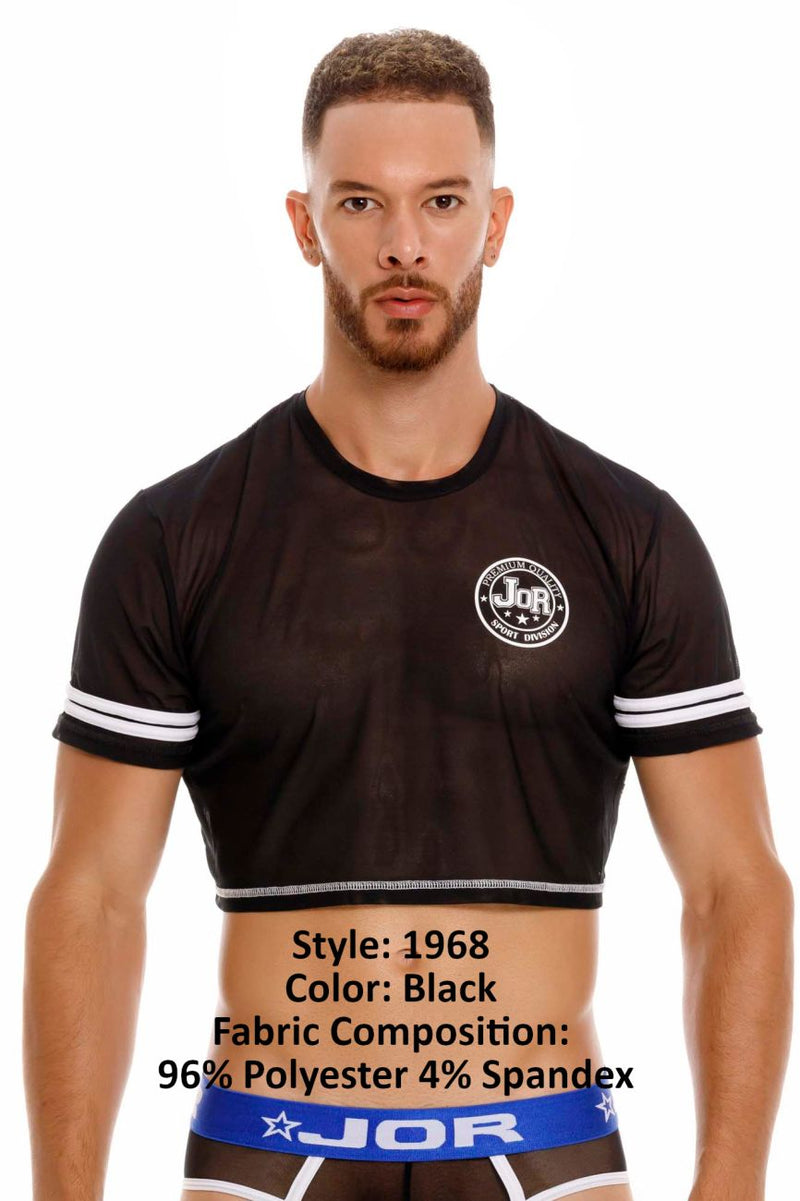 Jor 1968 dakar crop top couleur noir