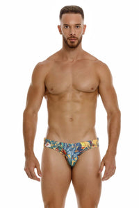 Jor 2010 Briefs de natation tropicale Couleur imprimée