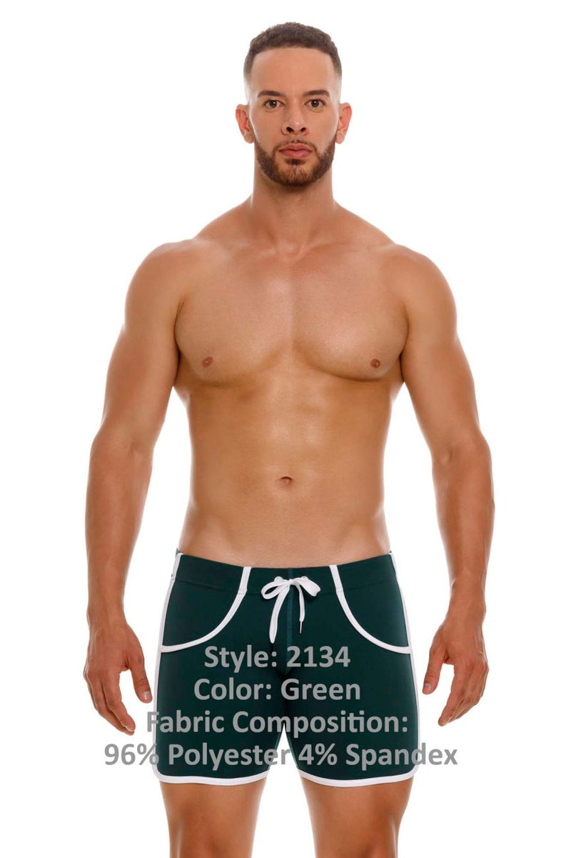 Jor 2134 Wimbledon Athletic Shorts Color verde