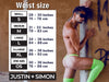 Justin+Simon XSJ22 Cheek Briefs Color Opal Green