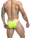 Justin + Simon XSJ01 Classic Bikini Color Neon Green