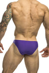 Justin+Simon XSJ01 Color de bikini clásico Purple