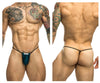 Justin + Simon XSJ02 Classic G-string Bulge Color Opal Green