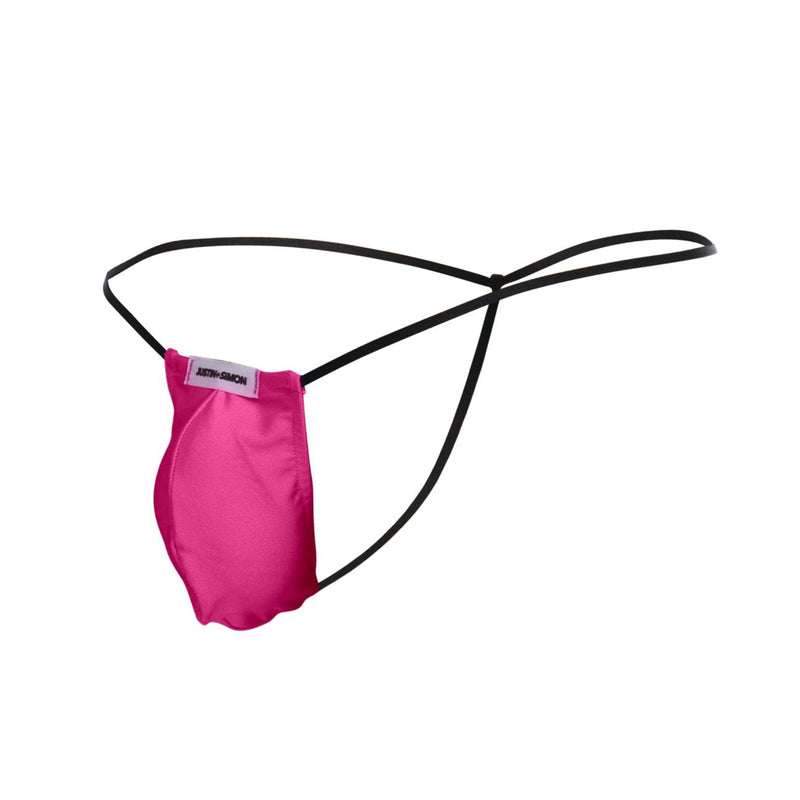 Justin+Simon XSJ02 Classic G-String Bulge Color Pink