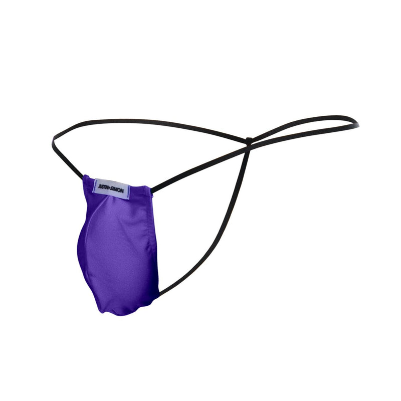 Justin+Simon XSJ02 Class G-String Bulge Color Purple