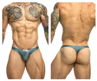 Justin+Simon XSJ03 Classic Thongs Color Metal Green