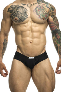 Justin + Simon XSJ22 Briefs de joues en noir noir