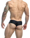 Justin + Simon XSJ22 Briefs de joues en noir noir