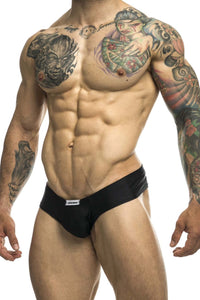 Justin+Simon XSJ22 Breve Briefs Color Negro