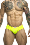 Justin + Simon XSJ22 Briefes Color Color Neon Green