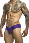 Justin+Simon XSJ22 Breve Briefs Color Purple