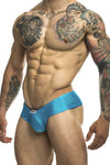 JUSTIN+SIMON XSJ22 Cheek Briefs Color Turquoise