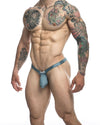 Justin+Simon xsjbu02 bulge tangas color metal verde