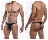 Joe Snyder JS03-Pol poliéster tanga color negro-poli