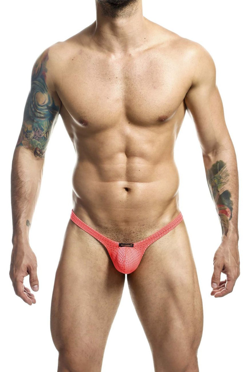 Joe Snyder JSBUL02 trous Bulge Tanga Color trous Corail