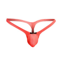 Joe Snyder JSBUL02 trous Bulge Tanga Color trous Corail