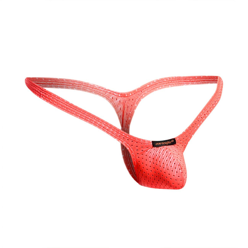 Joe Snyder JSBUL02 trous Bulge Tanga Color trous Corail