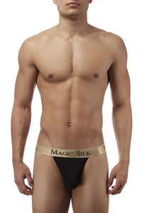 Magic Silk 4586 Silk tricot micro-thong couleur noir