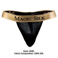 Magic Silk 4586 Silk Knit Micro Thong Color Negro