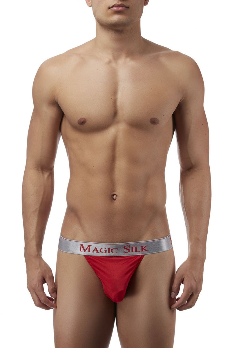 Magic Silk 4586 Silk tricot micro-thong couleur rouge