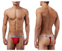 Magic Silk 4586 Silk tricot micro-thong couleur rouge