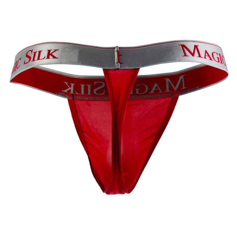 Magic Silk 4586 Silk Knit Micro Thong Color rojo