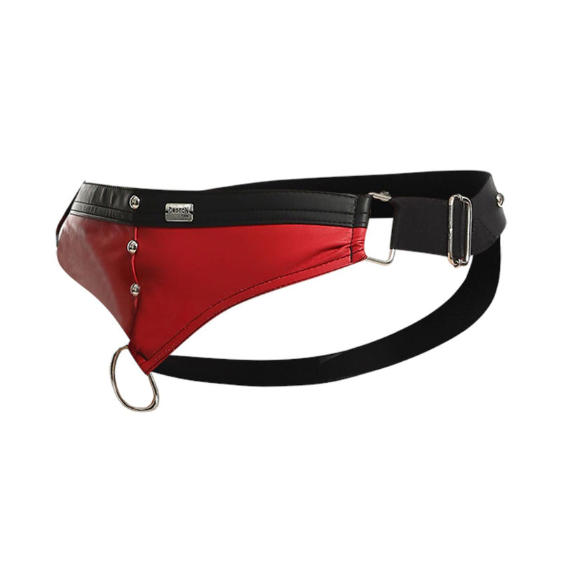 Malebasics DMBL01 Dngeon Cockring Jockstrap Color rojo