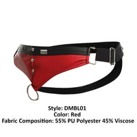 MaleBasics DMBL01 Dngeon Cockring Jockstrap Color Red