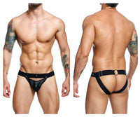 MaleBasics DMBL04 Dngeon Peakaboo Jockstrap Color noir