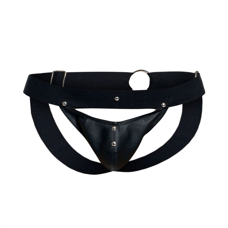 MaleBasics DMBL04 Dngeon Peakaboo Jockstrap Color noir