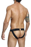 MaleBasics DMBL04 Dngeon Peakaboo Jockstrap Color noir