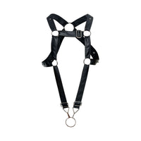 MaleBasics DMBL07 DNGEON Cross Cockring Harness اللون أسود