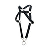 MaleBasics DMBL07 DNGEON Cross Cockring Harness اللون أسود