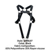 Malebasics DMBL07 Dngeon Cross Cockring Harness Color noir