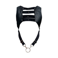 MaleBasics DMBL08 DNGEON Croptop Cockring Harness اللون أسود