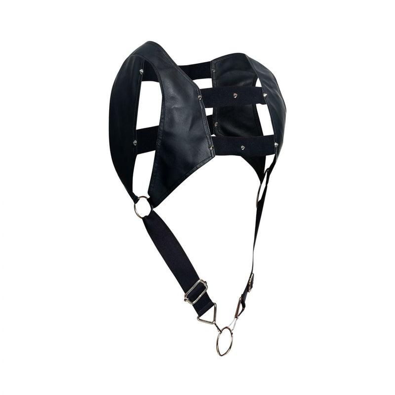 मालेबसिक्स dmbl08 dngeon croptop cockring harness रंग काला