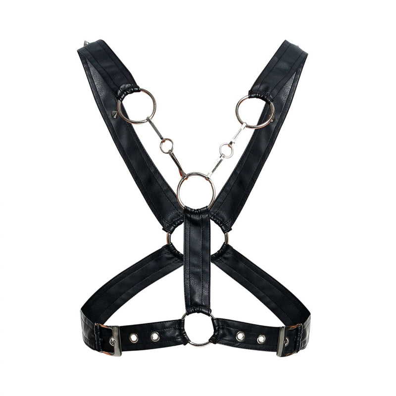 Malebasics DMBL09 Dngeon Cross Chain Arnés color negro