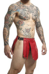 Malebasics DMBL10 Dngeon Color de falda romana Rojo