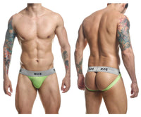 MaleBasics MBL107 MOB Classic Fetish Jock 3 بوصات حزام رياضي اللون أخضر