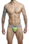 Malebasics MBL107 MOB Classic Fetish Jock 3 pulgadas Color de Jockstrap Verde